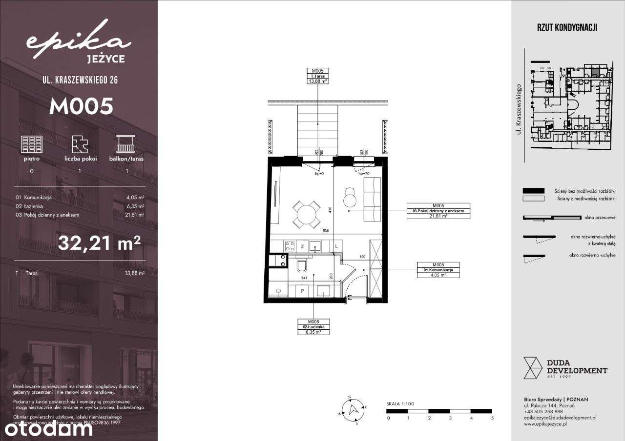 Jednopokojowy apartament inwestycyjny - Pełny obrazek: 3/8