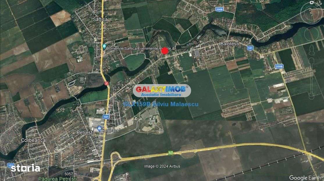 Balotesti - Teren 1.540 Mp str. Florilor - Imagine principală: 1/14