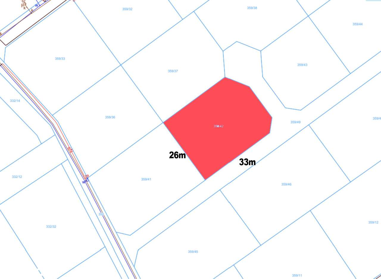 Działka budowlana z WZ  830 m² — Karczów, gm. Dąbrowa-2