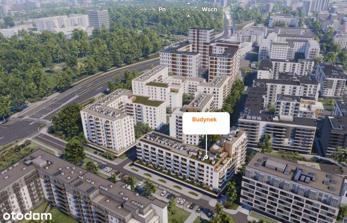 Lokal 57 m² z witrynami - inwestycja Splot Wola-1