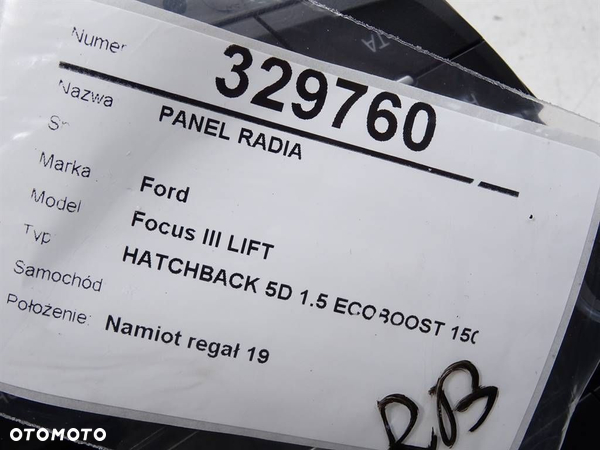 PANEL RADIA FORD FOCUS III 2010 - 2022 1.5 EcoBoost 110 kW [150 KM] benzyna 2014 - 2017 F1ET18K811BD - 6