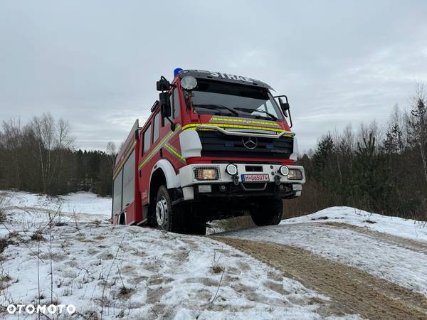 Mercedes-Benz Straż Pożarna 4x4 Pożarniczy MERCEDES AF, 3t wody+piana, CNBOP, działko, Reduktor, blokady, łańcuchy, szybkie natarcie, maszt oświetleniowy 360 stopni 3,5m! Pojazd w powłoce lakierniczej-PREDATOR w nowym brandzie 2020 - 27