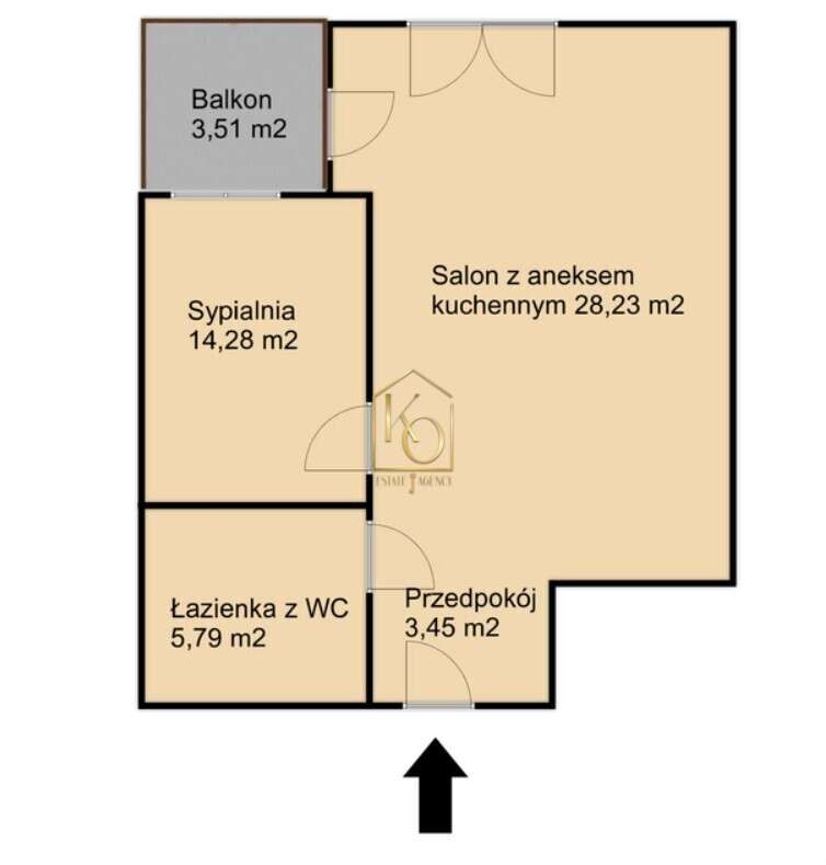 2 POKOJE Z BALKONEM | W PEŁNI UMEBLOWANE | CENTRUM-6