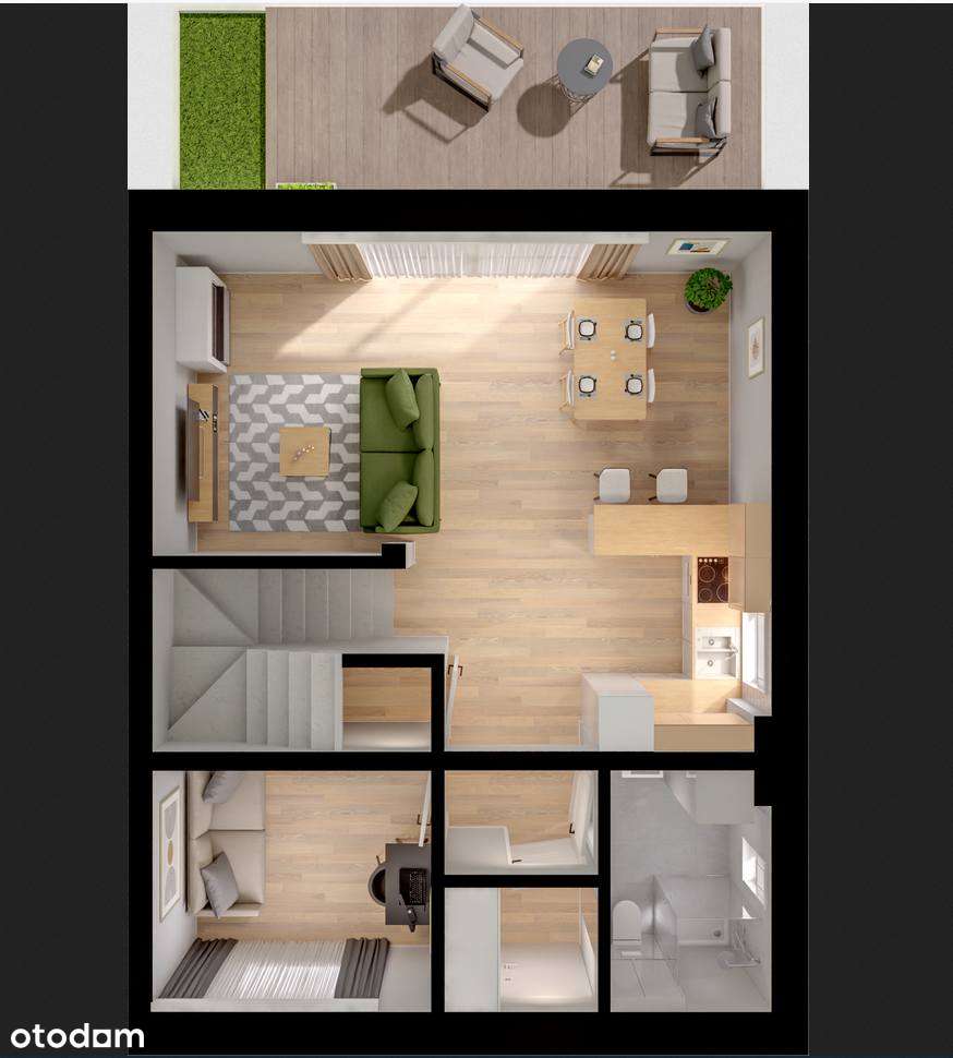 Funkcjonalny dom na przedmieściach Wrocławia.-6