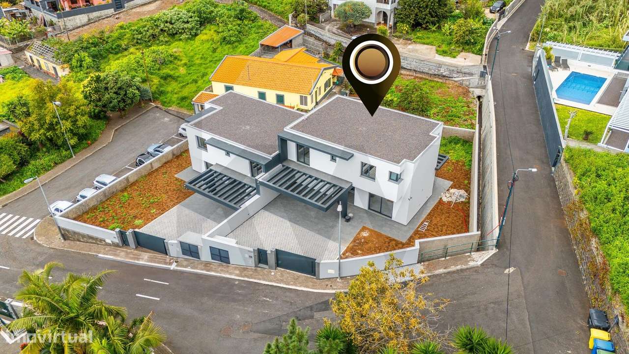 Moradia Moderna T3 em construção | Fração B | São Roque, Funchal | Ilh - Grande imagem: 3/28