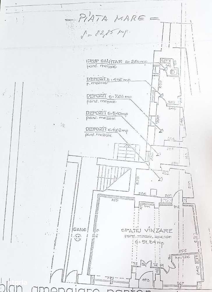 Spatiu comercial de 83 mp in Piata Mare-Sibiu, cu vitrina de 10 mp - Imagine principală: 2/2