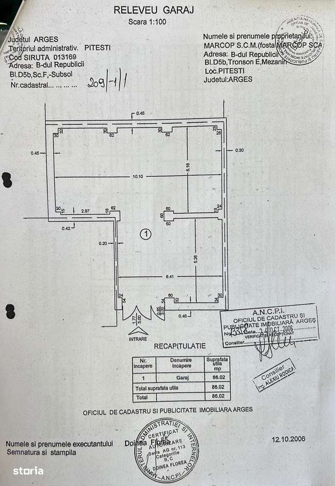 Vand garaj-depozit, in Pitesti, ultracentral in suprafata de 86 mp-6