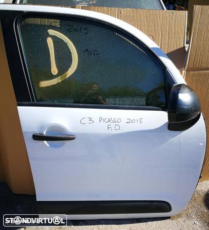 Porta frente direita Citroen C3 Picasso de 2015. - 1
