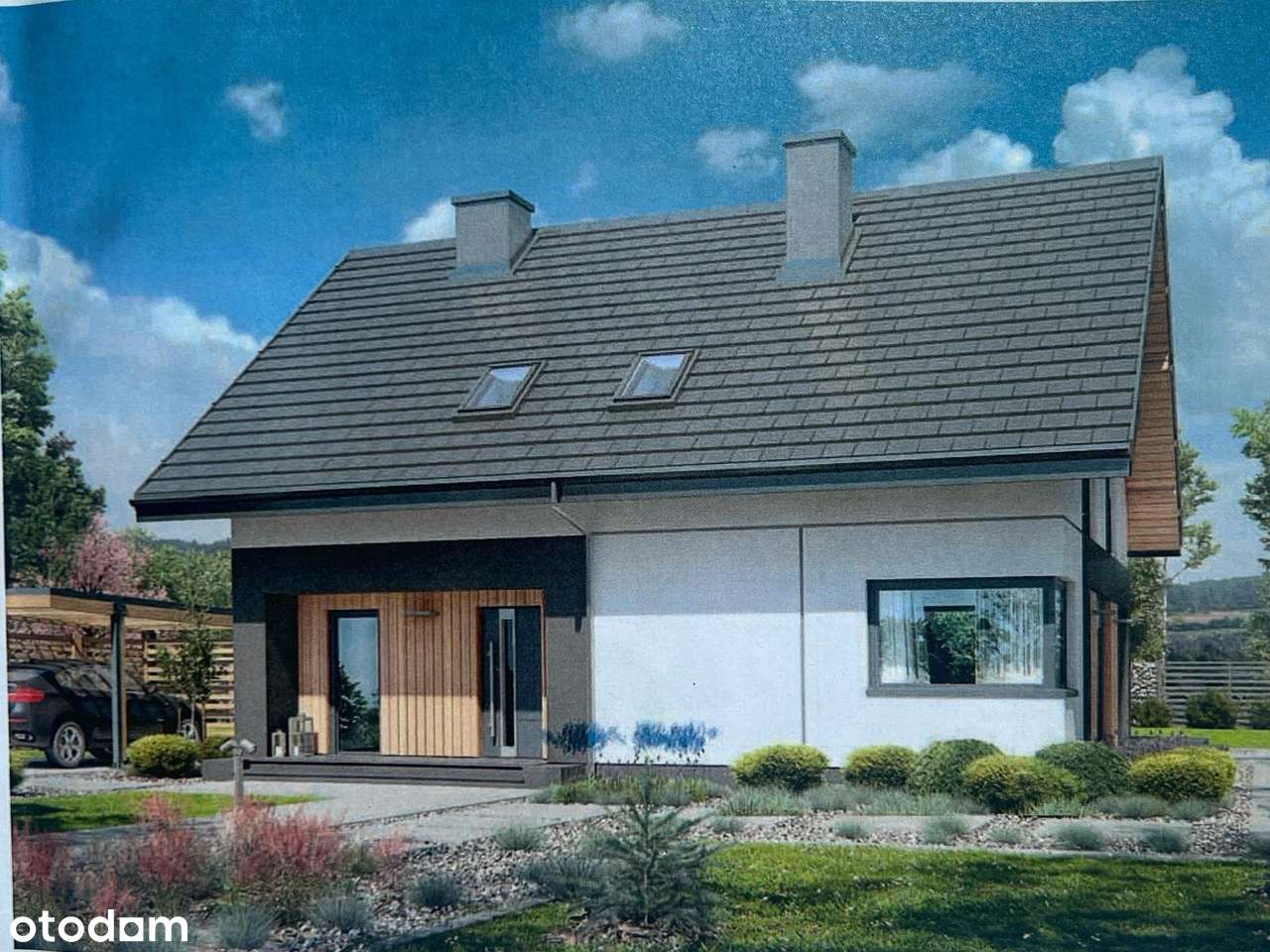 Widokowa działka z pozwoleniem na budowę, gm. Zakliczyn-7