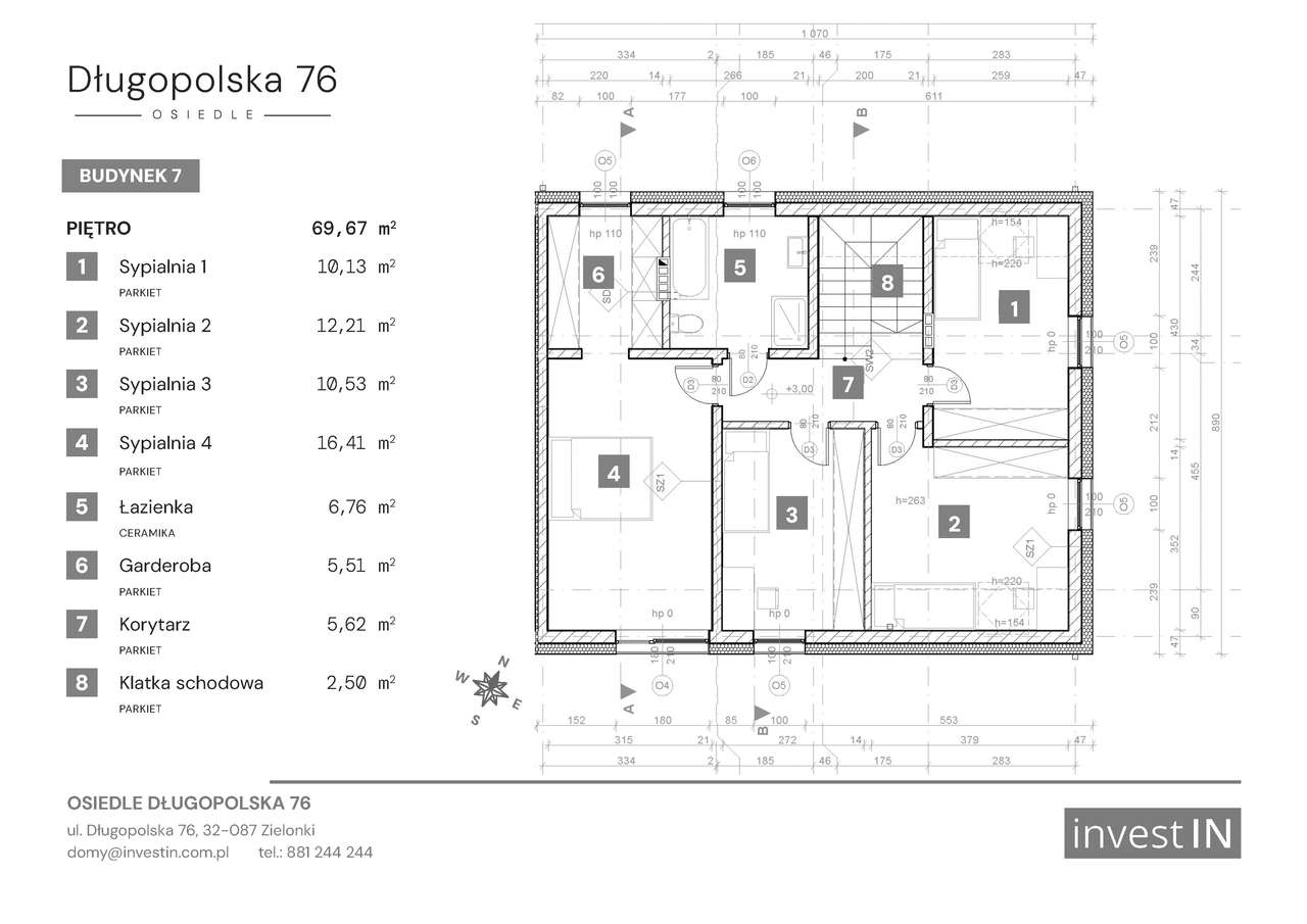 ZIELONKI - OSIEDLE DŁUGOPOLSKA nowoczesny dom #7-8