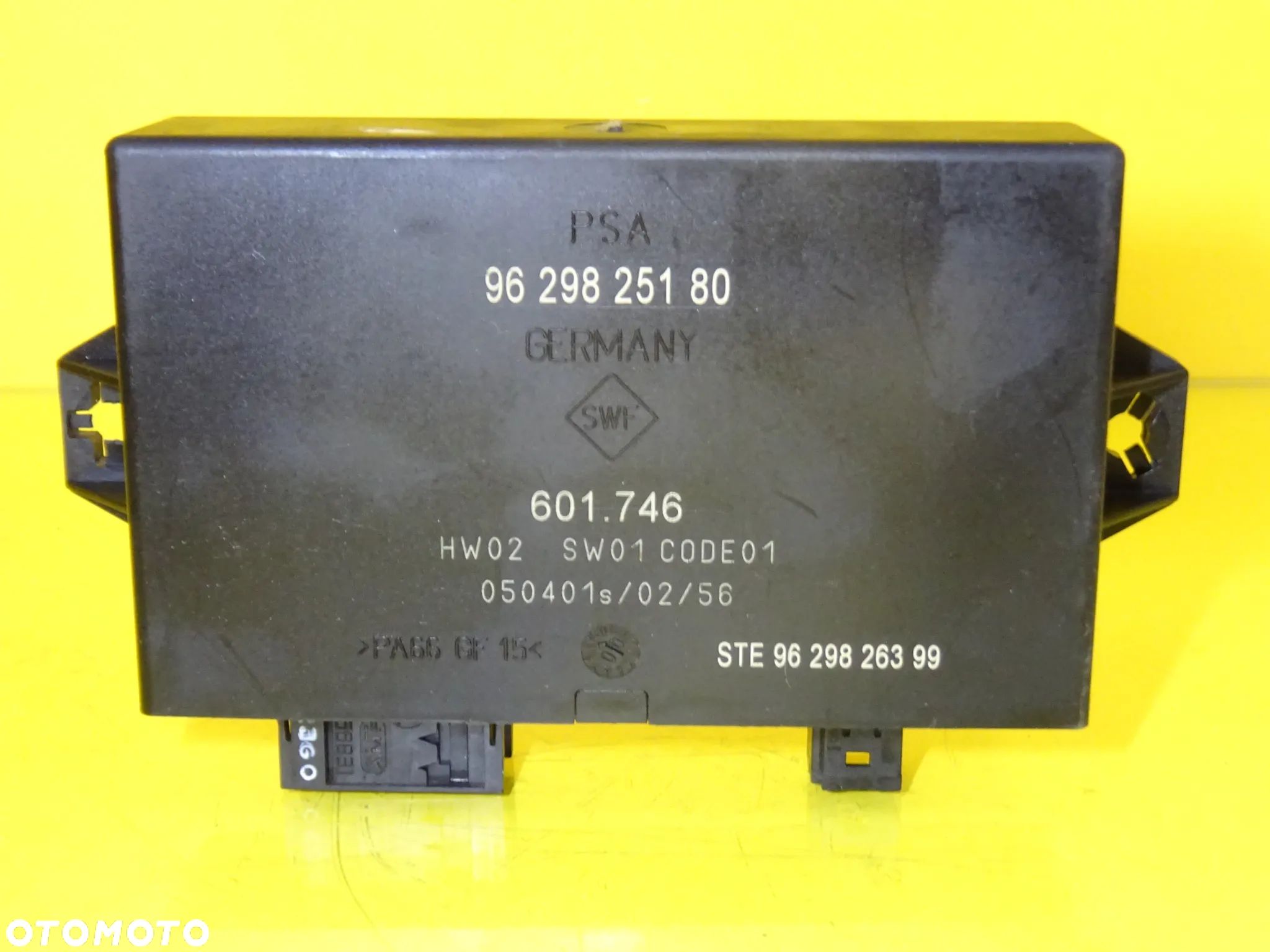 MODUŁ PDC PARKOWANIA CITROEN C5 I 9629825180 / 9629826399 NR63 - 1