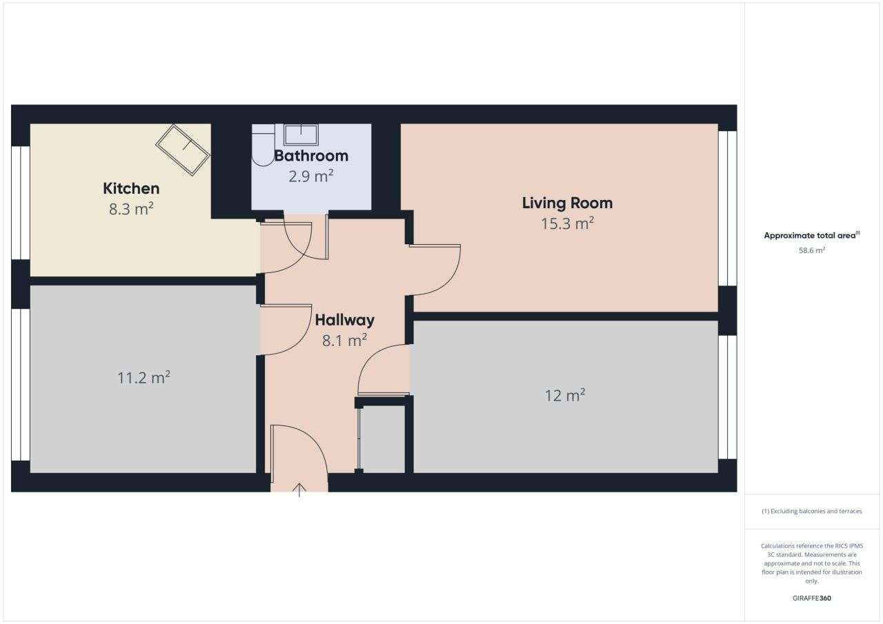 Mieszkanie, 60 m², Bisztynek-10