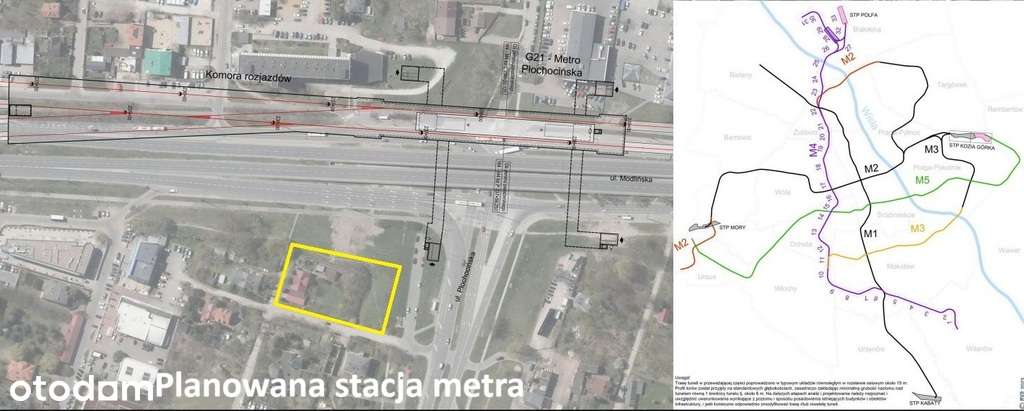 Działka ul. Modlińska, PUU/PUM: 4516m2, Unikat!-14