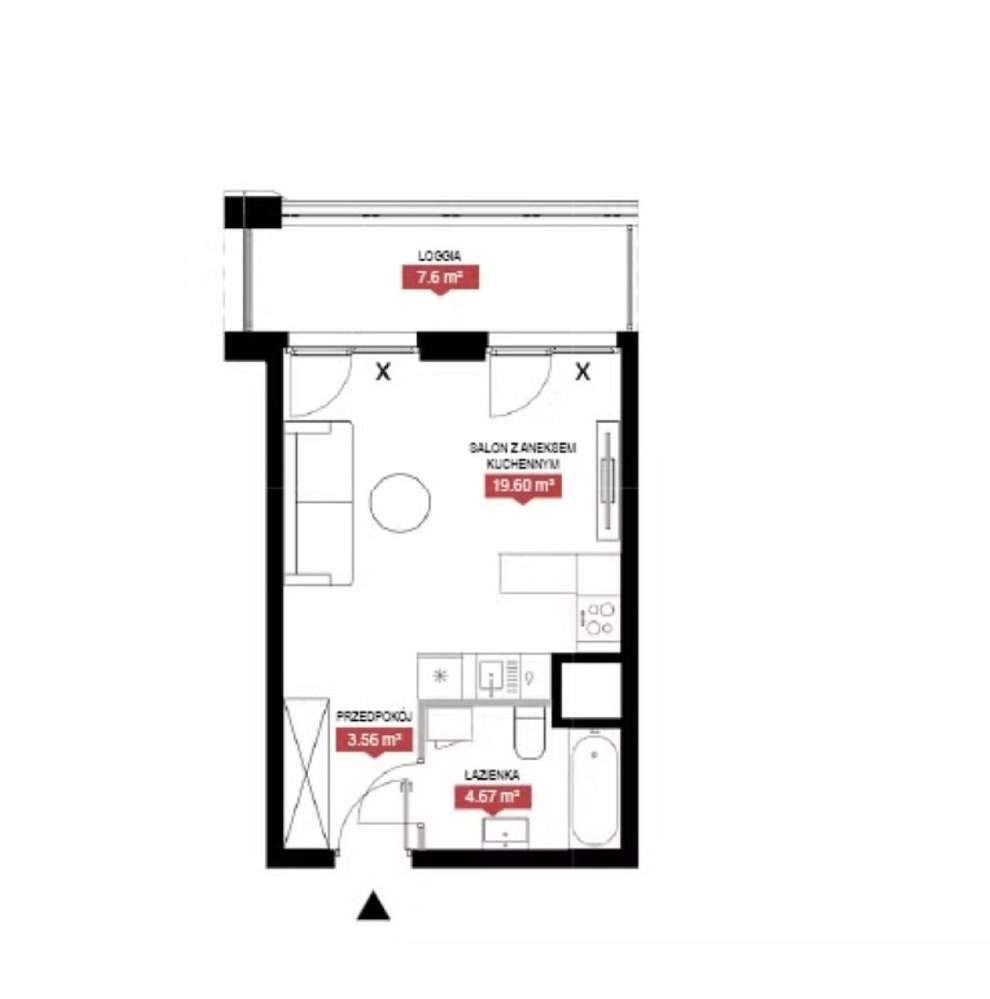 0 Prowizji! Wyjątkowy Apartament z loggią , Presti - Pełny obrazek: 3/3