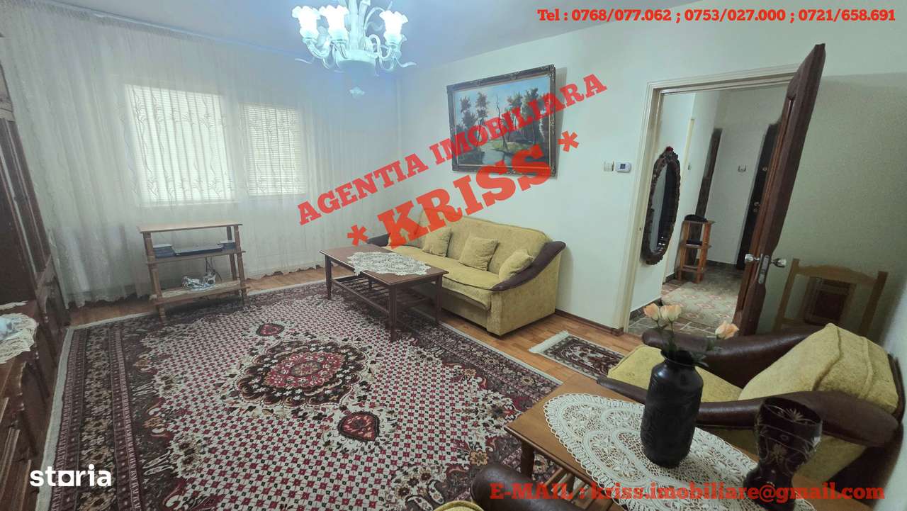 Apartament 3 Camere GĂVANA 3 Conf.1 DEC 80 M Et.2 An 1990 Mob. Utilat - Imagine principală: 4/20