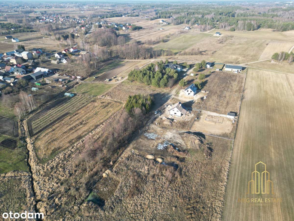 Iwanówka*ul.Radosna*6 działek na twój dom*Media - Pełny obrazek: 5/20