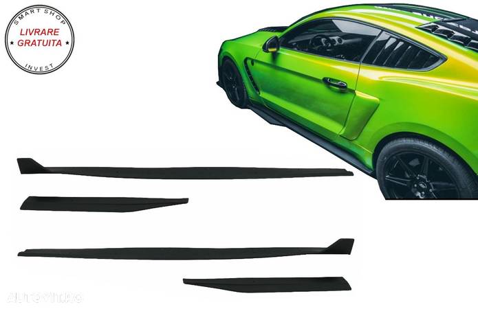 Add-On Extensii Praguri Laterale FORD Mustang Sixth Generation (2015-2020) GT 500 - livrare gratuita - 13