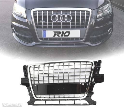 GRELHA FRONTAL PARA AUDI Q5 08-11 LOOK S-LINE COR CROMADO - 3