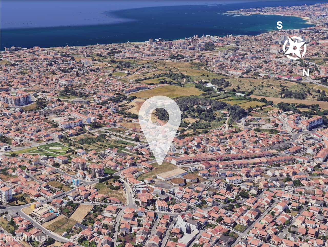 Terreno Urbano 1.590 m²-Caparide, Cascais- Enquadramento com Vista Mar - Grande imagem: 5/5