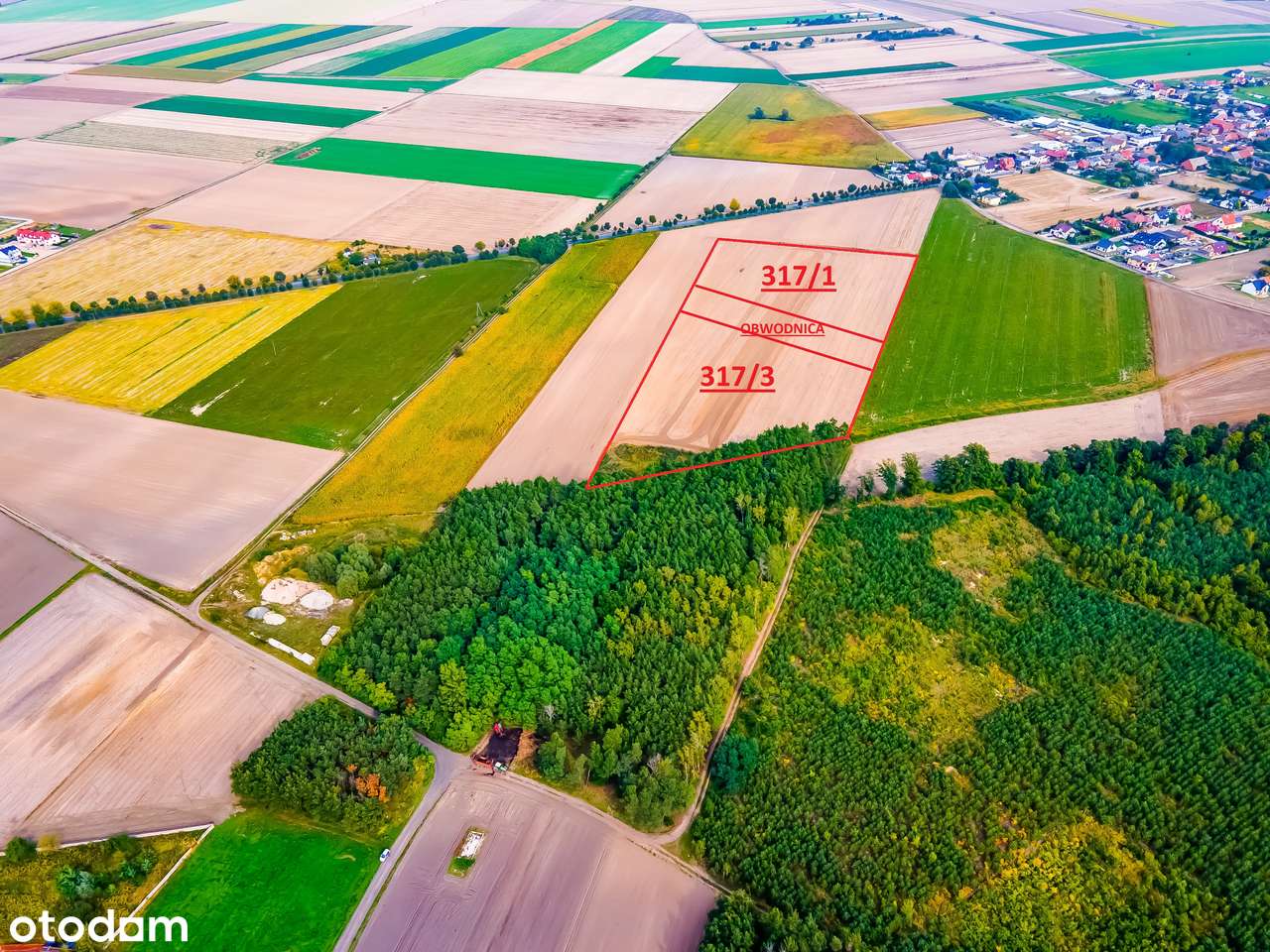 Działka usługowo produkcyjna przy obwodnicy Kościana - Pełny obrazek: 5/8