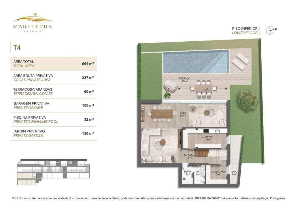 Apartamento T4 com piscina, Cascais-13