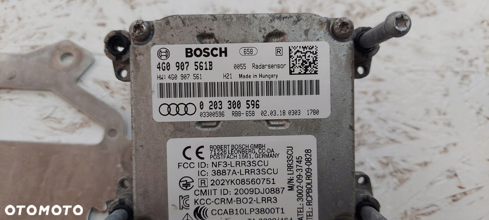 AUDI A6 A7 4G ACC RADAR DISTRONIC SENSOR 4G0907561B - 4