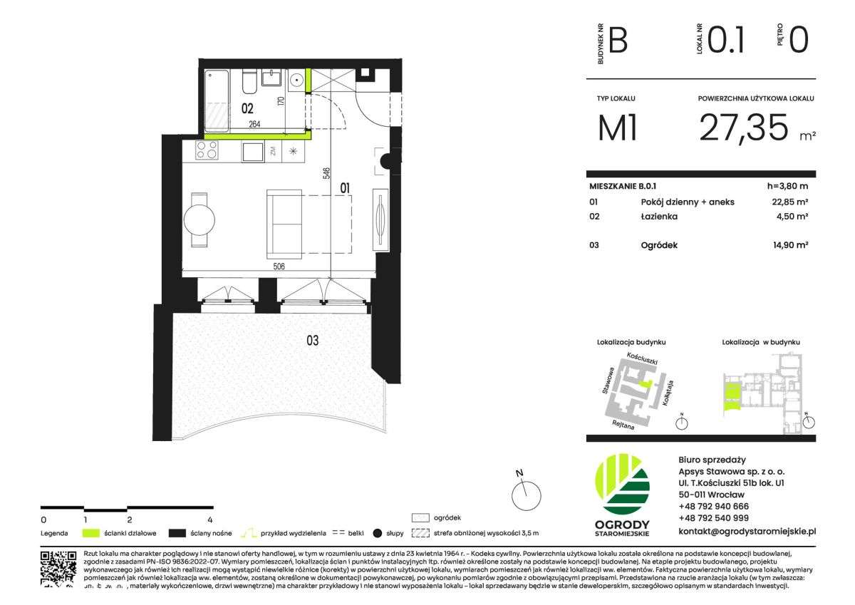 1 pokój w wyjątkowej inwestycji w centrum - Pełny obrazek: 5/5