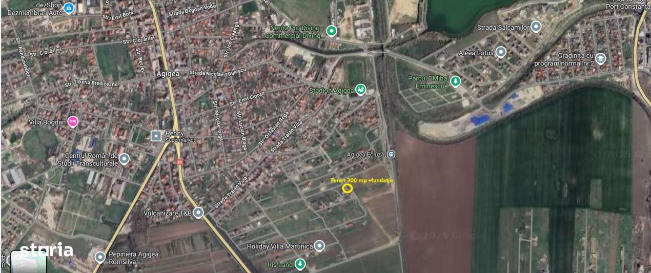 Oferta!!! Teren de vanzare Agigea ,  cu fundatie casa terminata. - Imagine principală: 2/5