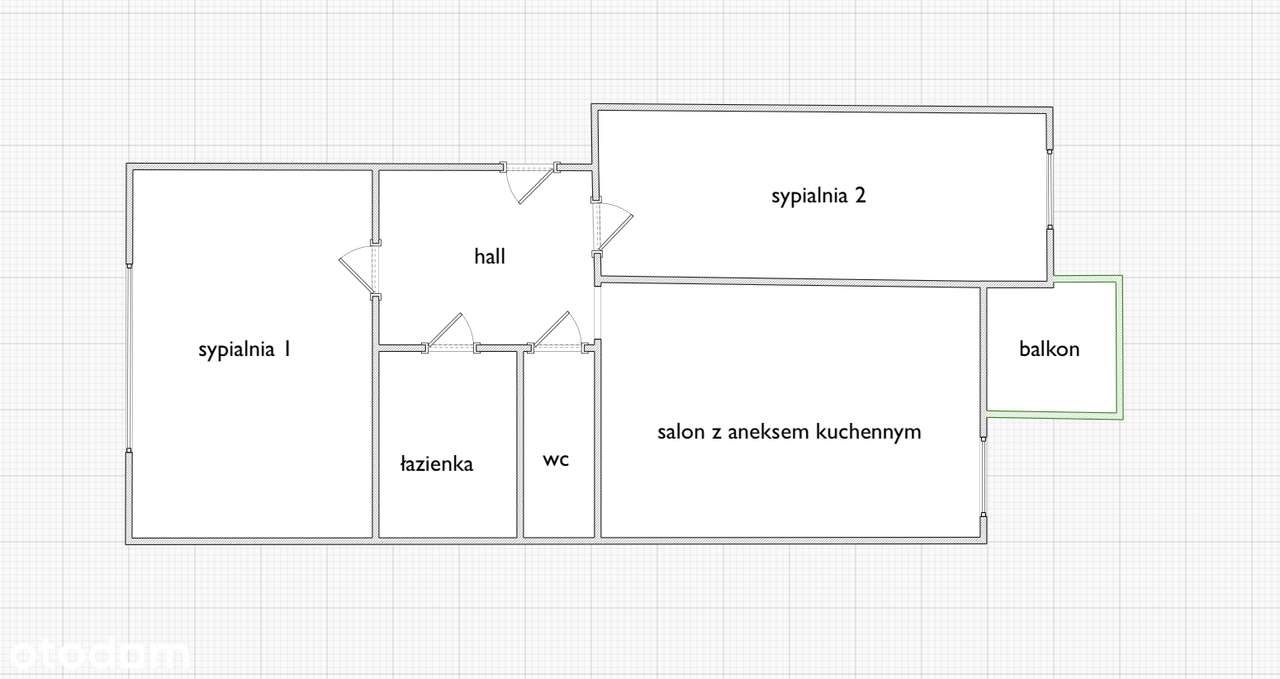 3 pokoje na zamkniętym osiedlu-12