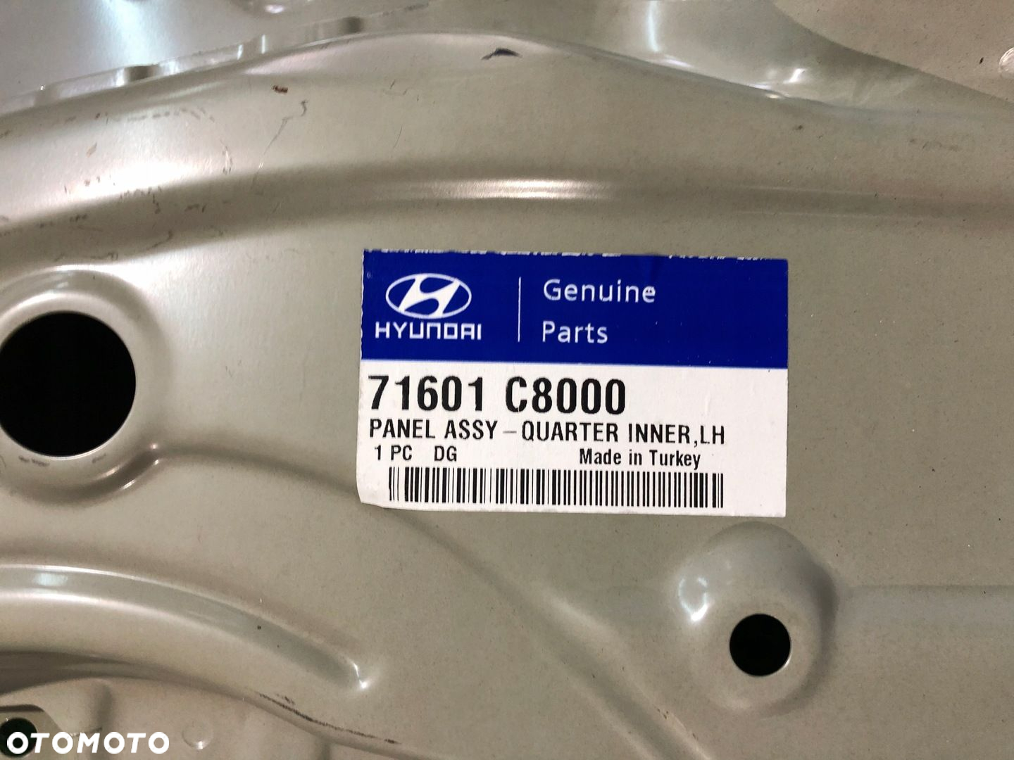 ĆWIARTKA LEWA TYLNA BŁOTNIK HYUNDAI I20 II 14- 71601-C8000 - 4