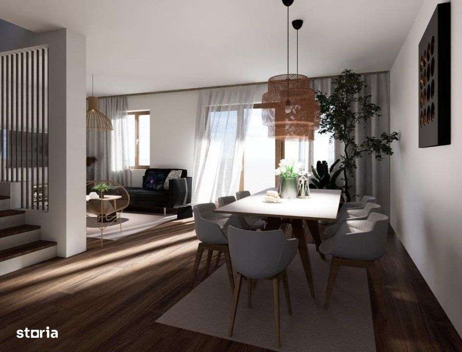 Casa cuplata, 6 camere, 260 mp utili, 300 teren, Buna Ziua - Imagine principală: 3/12