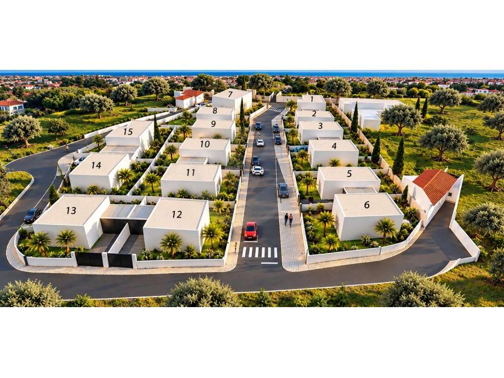 Lote para Construção de Moradias de 4 Frentes em Amorim na Póvoa de...-4