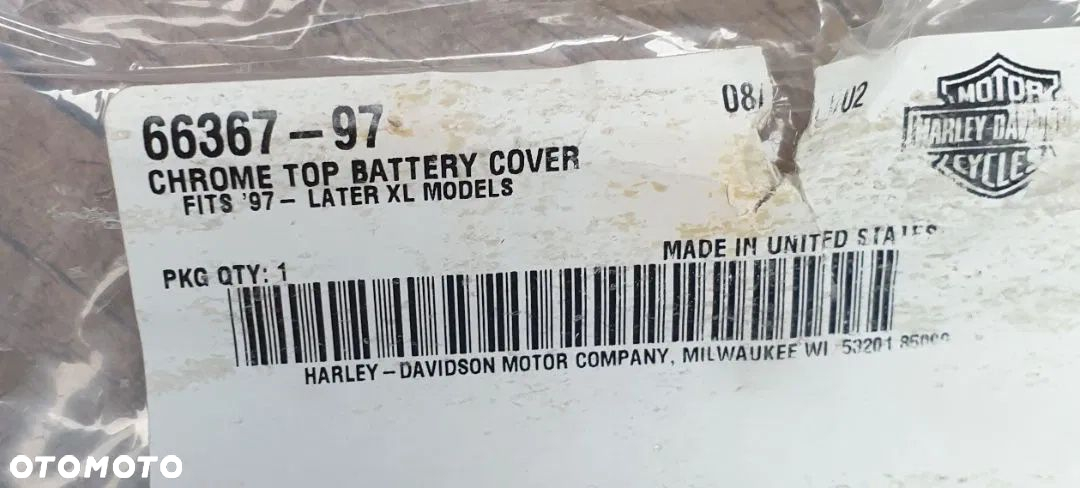 Pokrywa akumulatora Harley Davidson Sportster 66367-97 - 6