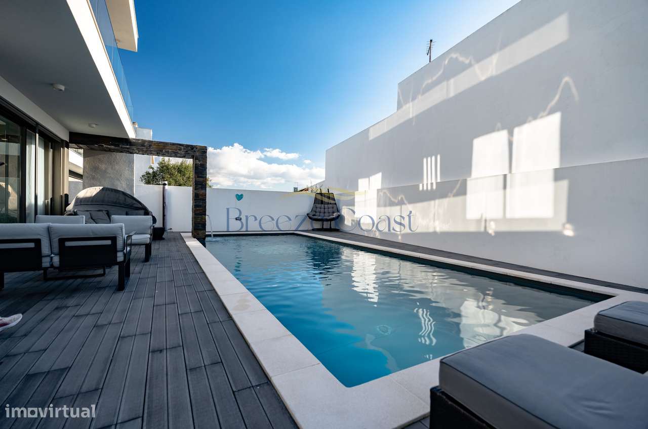 Moradia T4 com Rooftop Vista Mar-4