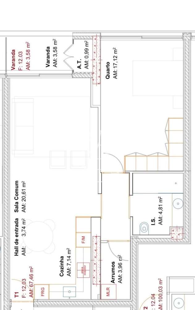 Apartamento T1 novo em condomínio com piscina em Ramalde Porto-32
