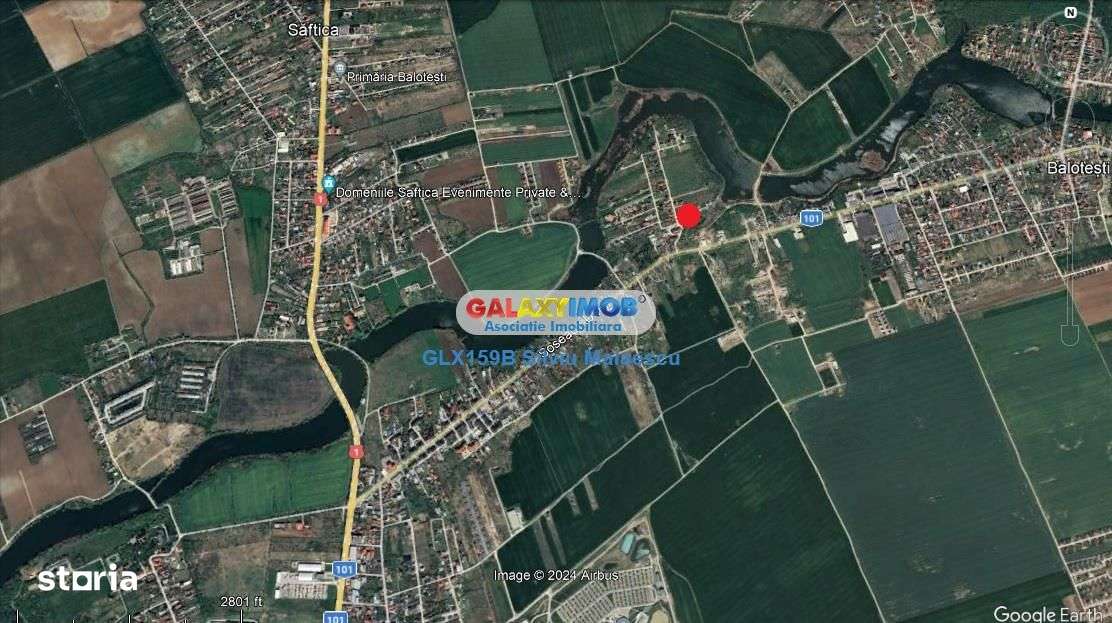 Balotesti - Teren 1.540 Mp str. Florilor - Imagine principală: 2/14