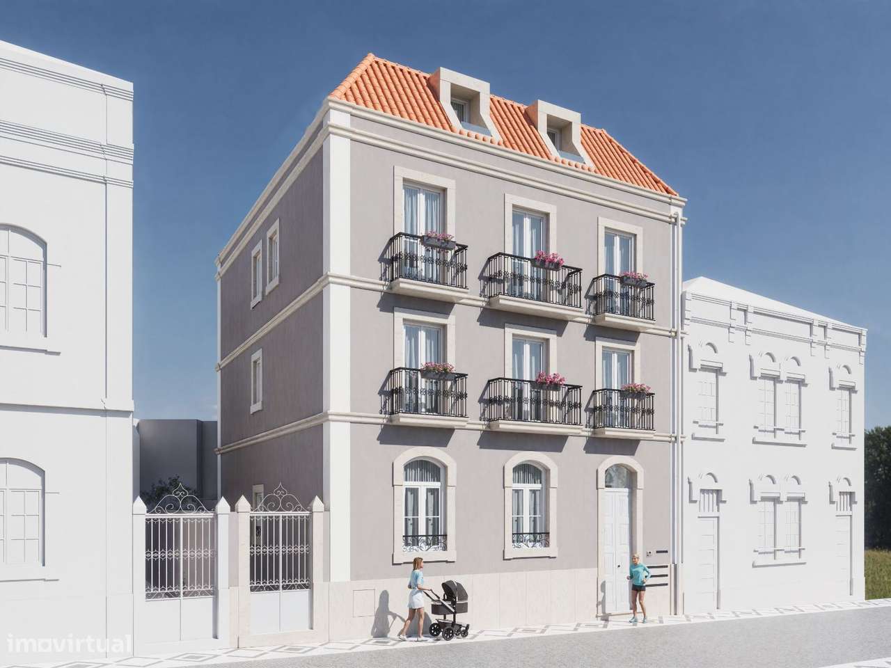 APARTAMENTO T2 Duplex  com terraço novo, Situado no Bairro Novo, ju...-24