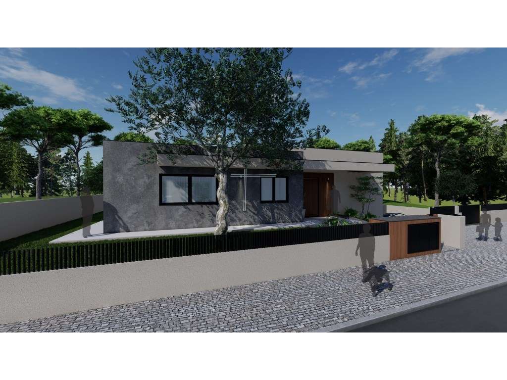 Moradia isolada T5, arquitetura contemporânea com garagem e piscina...-7
