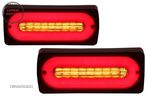 Stopuri Full LED cu Lampa Ceata Mercedes W463 G-Class (1989-2015) Rosu Semnalizare- livrare gratuita - 6