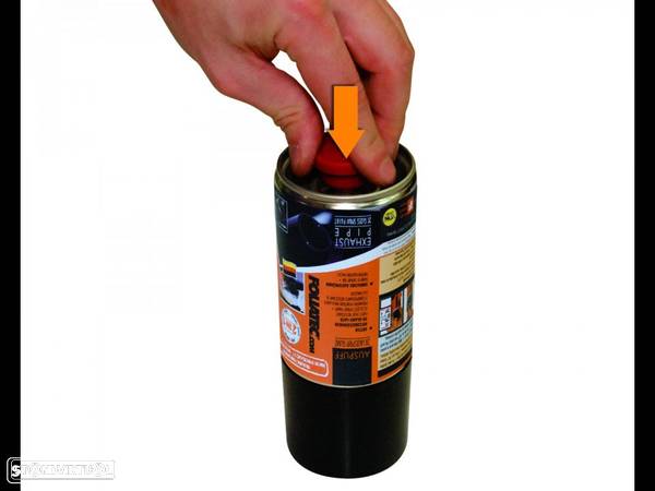 Spray de pintura de ponteira de escape 2 componentes preto brilhante Foliatec - 6