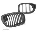 GRELHAS FRONTAIS PARA BMW E46 03-06 COUPE CABRIO PRETO MATT - 4