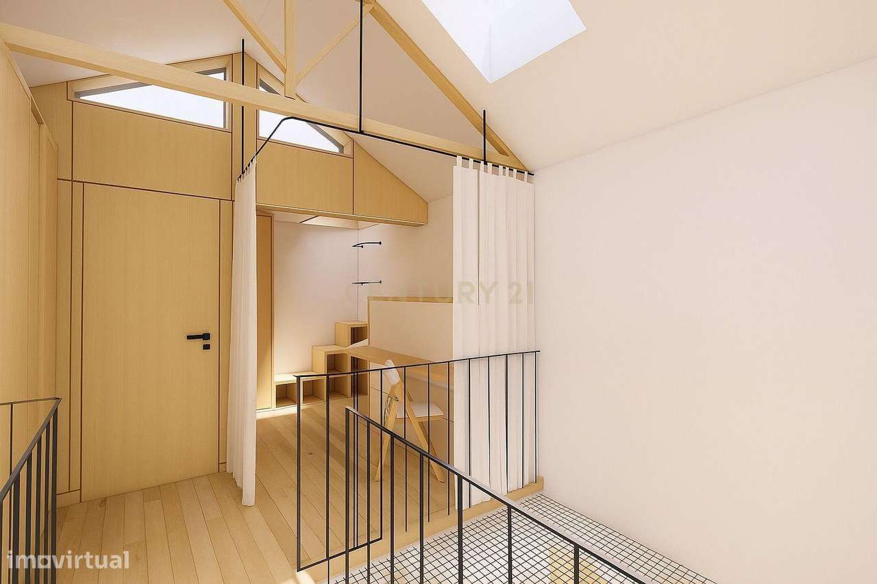 Moradia de Design T1+1 com Fachada em Pedra e Projeto Aprovado – Centr-6