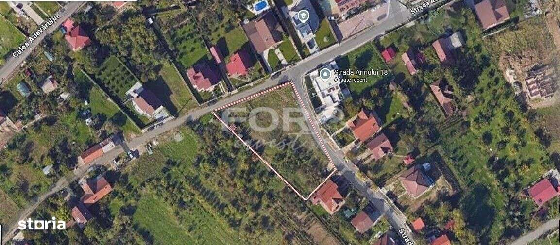 Teren intravilan de vanzare 2537mp, strada Arinului - Imagine principală: 5/5