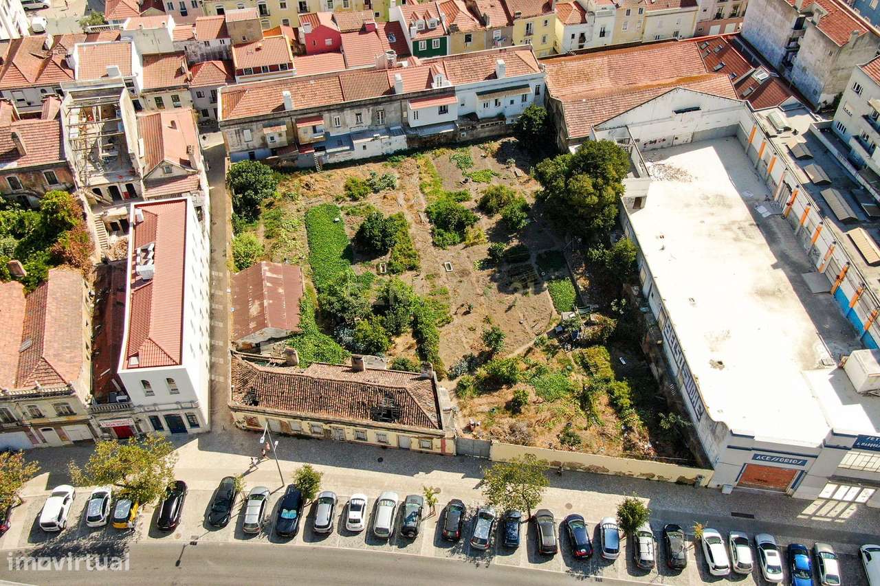 Setubal, lote urbano/ruinas com 2.242m2 no centro, PIP aprovado 19 apa - Grande imagem: 5/17
