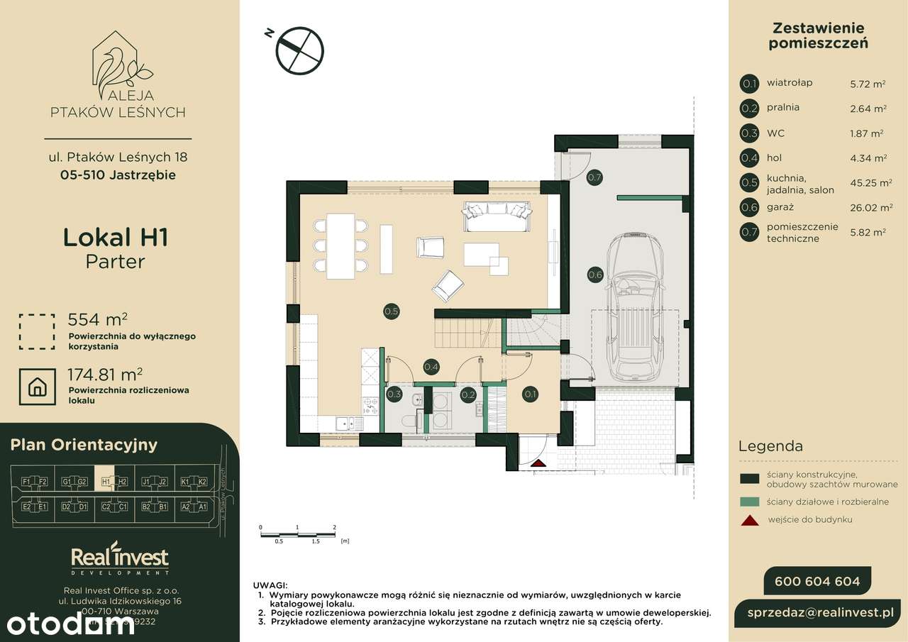 5-pokojowy dom 175m2 + ogródek Bez Prowizji - Pełny obrazek: 2/9