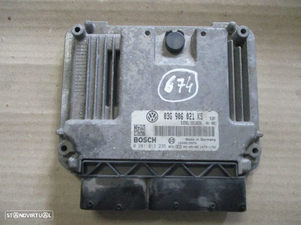 Centralina 03G906021KS 0281013235 VW GOLF 5 PLUS 2005 2.0 TDI BOSCH - 1