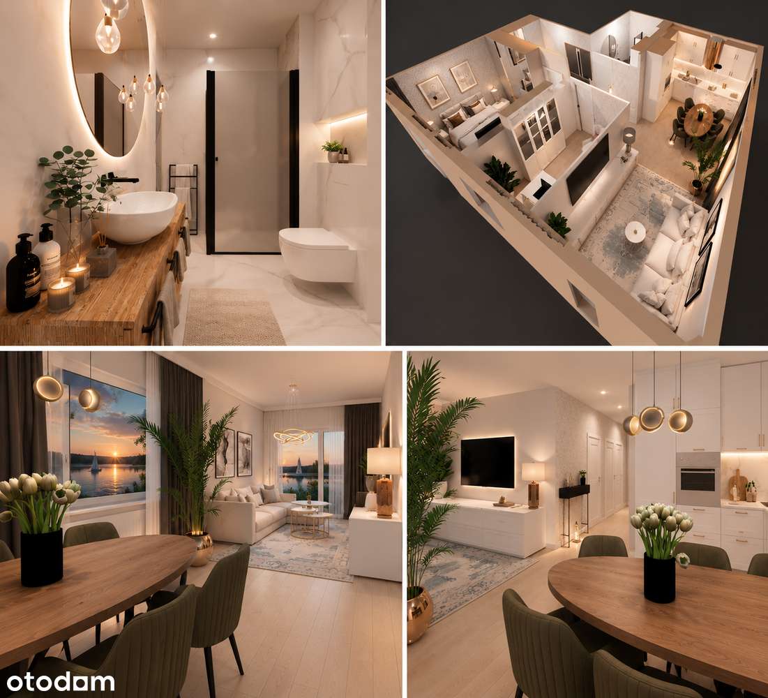 Mieszkanie na sprzedaż, 3 pokoje, 63 m², Dębno