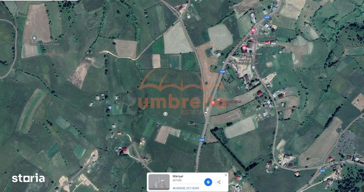 Teren de vanzare intravilan Marisel - Imagine principală: 4/4