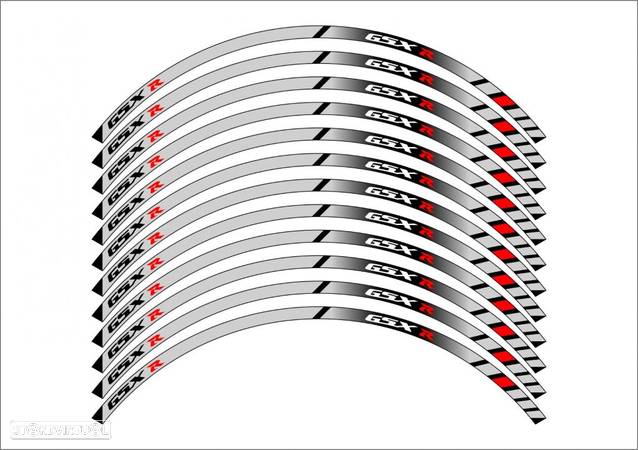 fitas suzuki gsx-r autocolantes para jantes roda aro 17 - 4