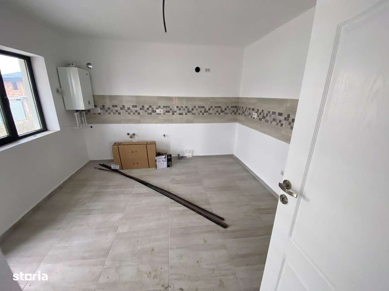 Casa 3 camere Holboca Dancu, CANALIZARE/ la cheie!-1